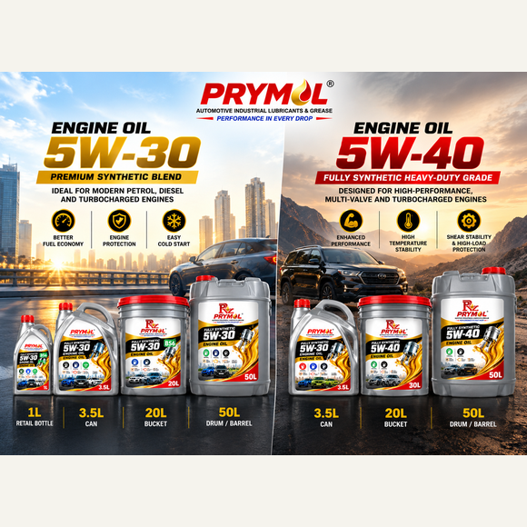 Prymol four-wheeler engine oil pack sizes